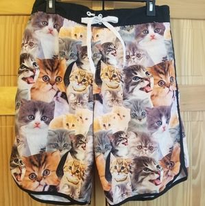 Bioworld cat swim trunks